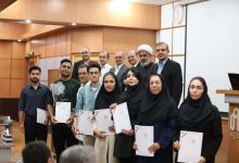 گزارش تصویری مراسم تجلیل از دانشجویان نمونه